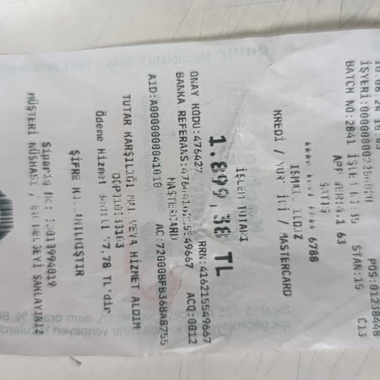 Tüvtürk Kredi Kartı Komisyonu!