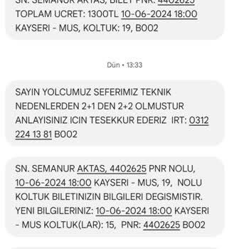 Ulaştırma ve Altyapı Bakanlığı Bilet İptal İadesi