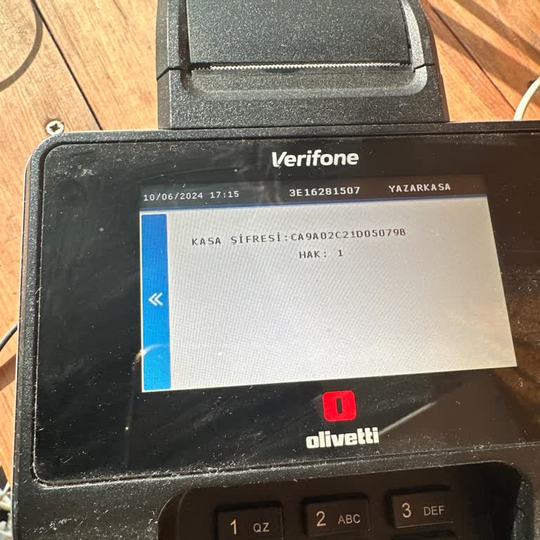Olivetti Verifon 8 Haneli Şifre