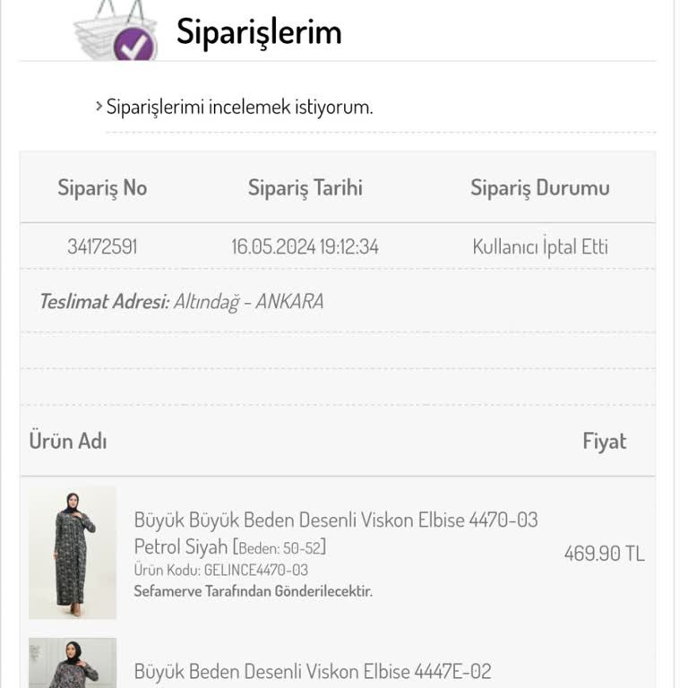 Sefamerve İade Ücreti Tarafıma Ödenmedi