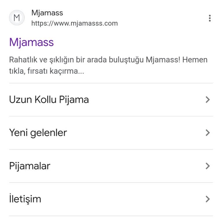 Mjamass Sitesinden Aldığım Pijama Takımı Hakkında Mağduriyet