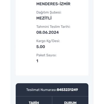 Aras Kargo Kargom Neden Gelmedi