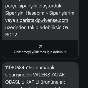 Vivense Hasarlı Mobilya Ve Taleplere Dönüş Olmaması