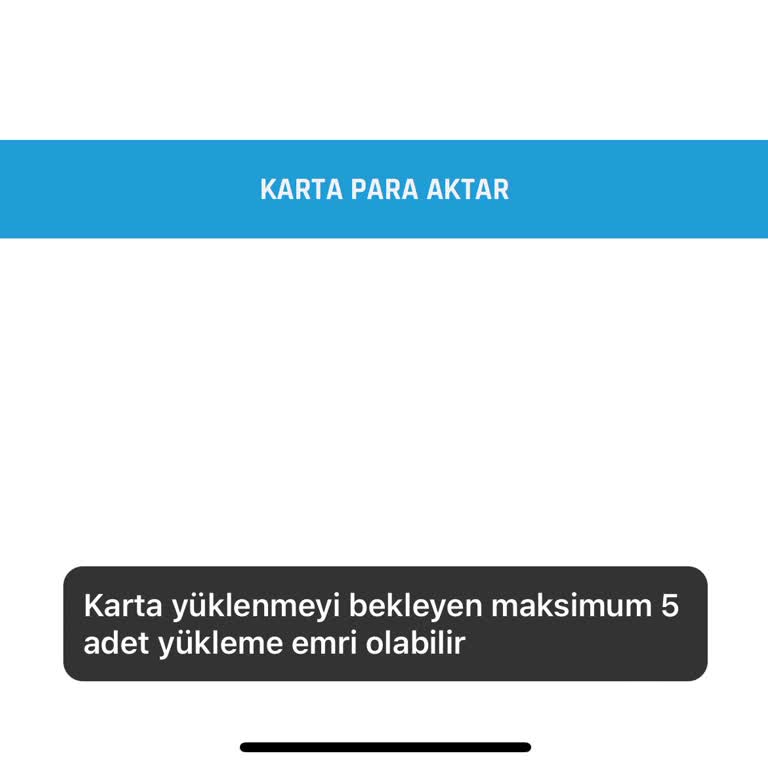 AnkaraKart Dolum İşlemi