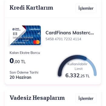 QNB Finansbank Limit Blokesi Olan Kredi Kartı