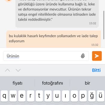 Trendyol Bozuk Ürün İademi Reddetti