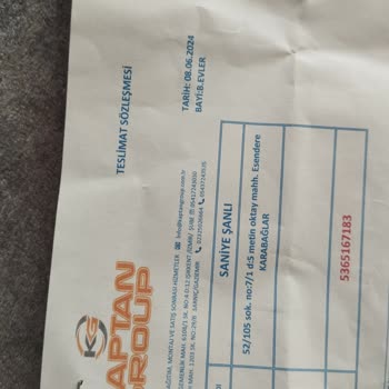 Yataş Bahçelievler İzmir Kaptan Grup Tan Şikayetçiyim