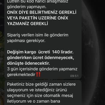 Moda Sahre Sahre Butik Ücret İadesi Yapmıyor