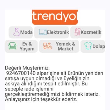 Trendyolmilla'nın İadeleri Reddetmek İçin Kurduğu Yanlış Sistem!