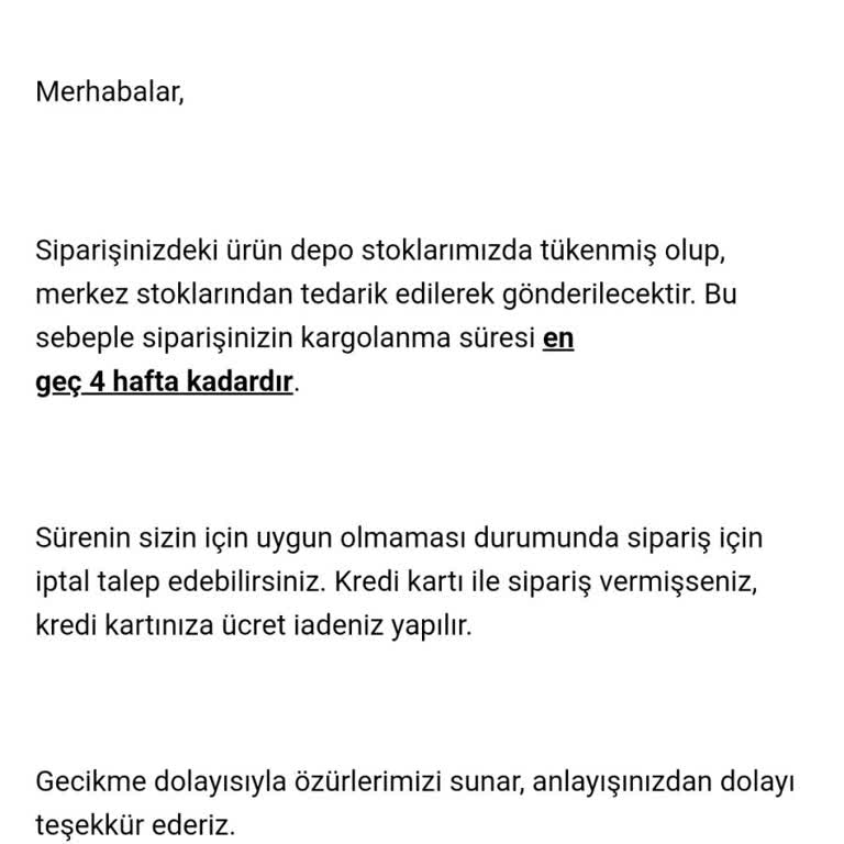 Www.uygunparca.com Gönderilmeyen Sipariş