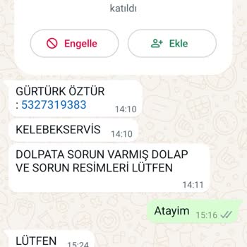 Kelebek Mobilya Senta Gardırop Durduğu Yerde Dağıldı