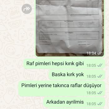Kelebek Mobilya Senta Gardırop Durduğu Yerde Dağıldı