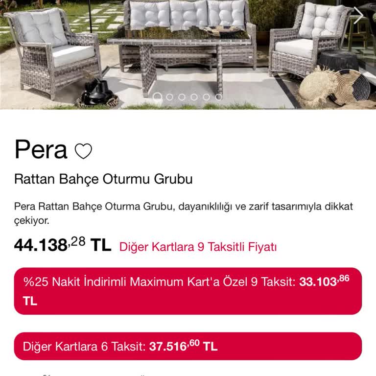 Kelebek Mobilya Fiyat Artışından Dolayı Ürünlerimizi İptal Etti