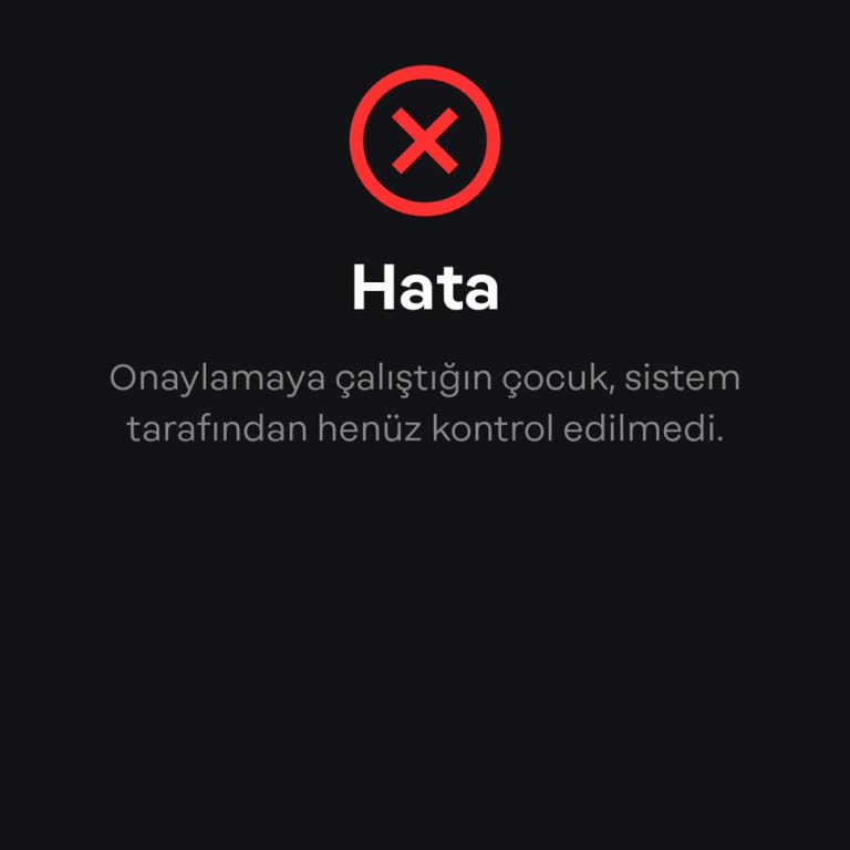 Papara ''Onaylamaya Çalıştığın Çocuk, Sistem Tarafından Henüz Kontrol Edilmedi'' Hatası!