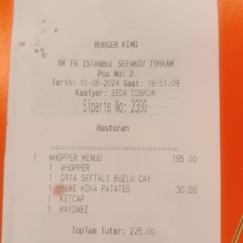 Burger King Acil Müdahale Edilmesi Gerekir
