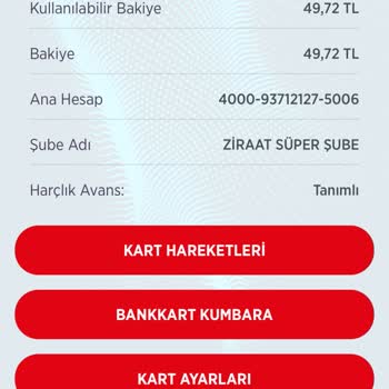 Ziraat Bankası Harçlık Avans Tanımlı Ama Bakiye Bulunamıyor