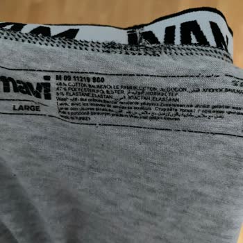 Mavi Boxer Ürün Paketinde Yazanla Uyuşmayan Kumaş Türü