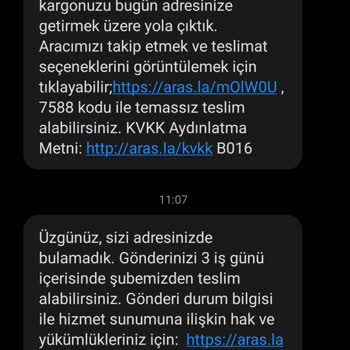 Aras Kargo Belası İş Başında