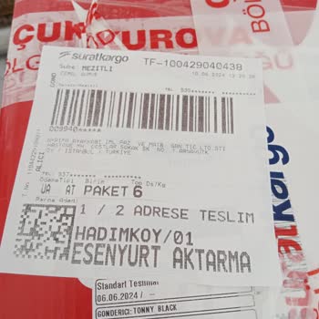 Sürat Kargo Mezitli İş Bilmeyen Çalışan