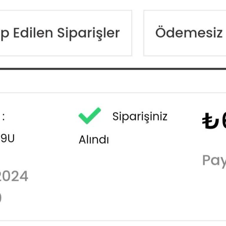 Butik Ponçik Ponçik 6000 Lik Alışveriş 1,5 Aydır Gelmedi