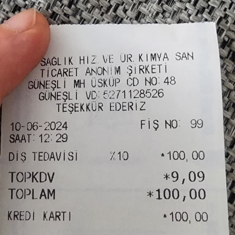 Kaş Tıp Merkezi Diş Muayenesinde Reçete Parası İstendi