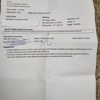 Hummel Ayıplı Ürününe Sahip Çıkmaması Hakkında