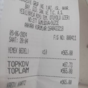 Berceste Dinlenme Tesisleri Fahiş Fiyatı