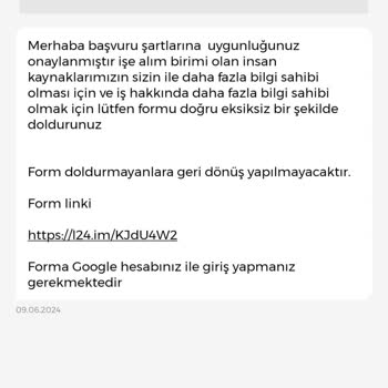İşin Olsun Uygulaması Üzerinden Sahte İlanlar.