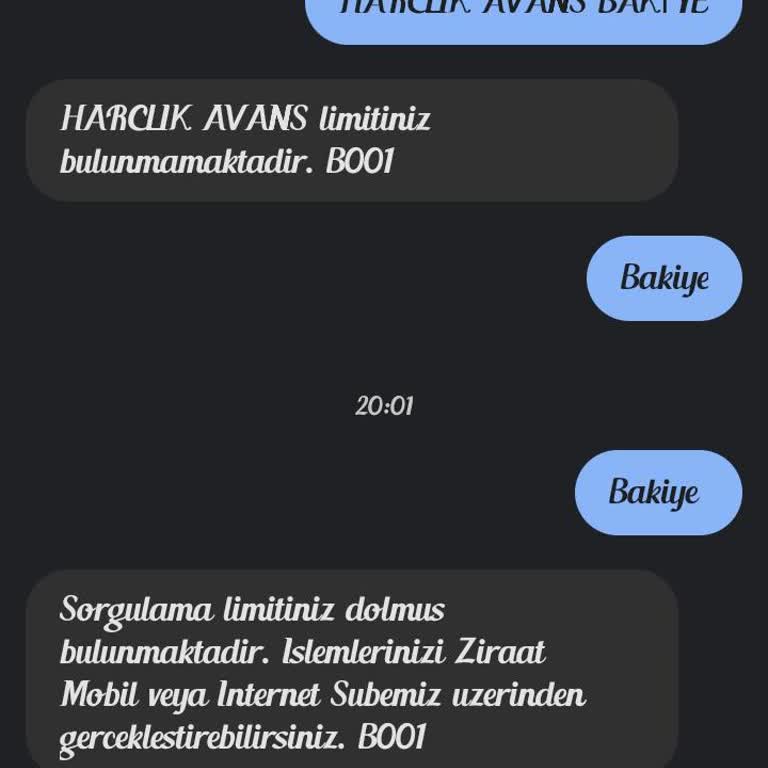 Ziraat Bankası Harçlık Avans Limit Genç Kart