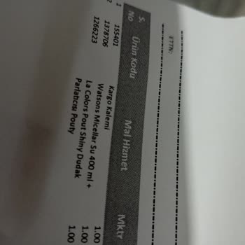 Watsons Hatalı Ürün Gönderildi