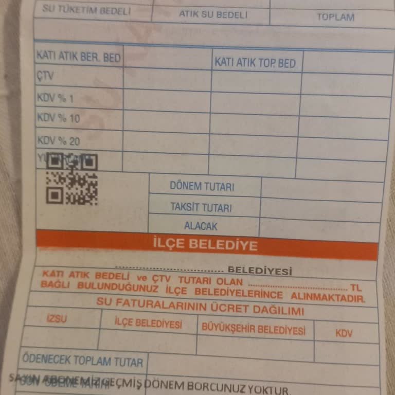 İzmir Büyükşehir Belediyesi Su Saatinin Okunmaması