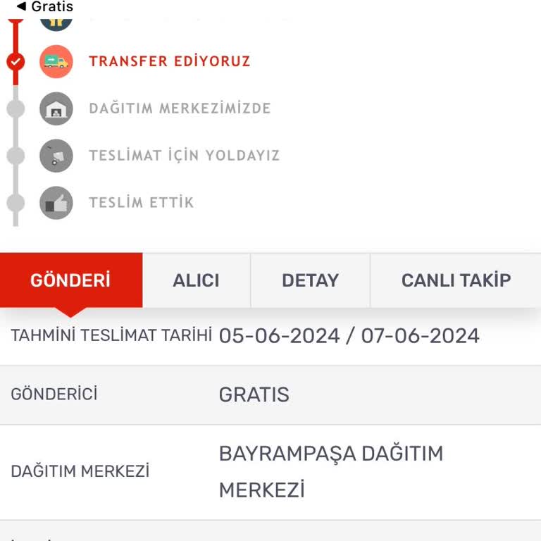 Kargom Sende Şikayeti