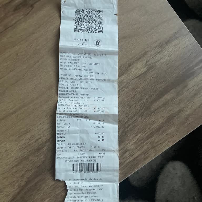 Boyner Duy Sesimi Müşteri Şikayeti