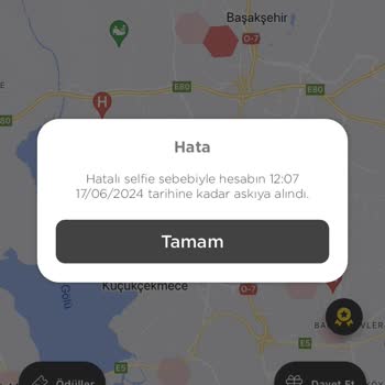 Martı Tag Sürücü Selfie Sorunu