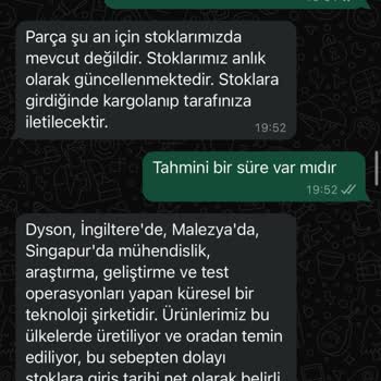 Dyson Türkiye Süpürge Değişimi