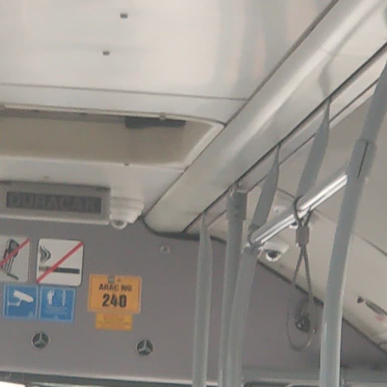 Konya Büyükşehir Belediyesi Otobüs Şoförünün Düzgün Kullanmadığı
