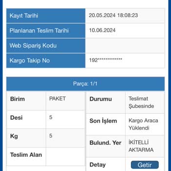 Sürat Kargo Bir Ayda Teslim Edilemeyen Kargo