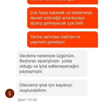 Migros Yemek Ve Köfteci Yusuf Sipariş Teslim Edildi Sorunu