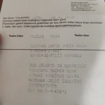 LTB Gömlek Renk Atması