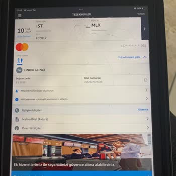 Anneannemin Mağduriyeti Türk Hava Yolları