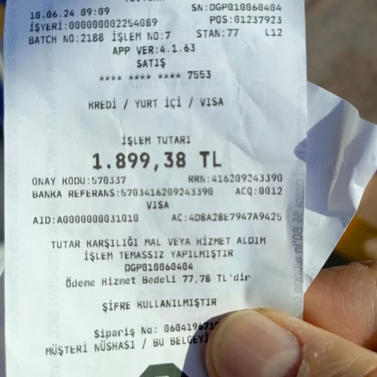 Tüvtürk Kredi Kartıyla Ödemede Komisyon Alması