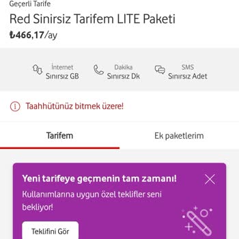 Vodafone Fahiş Tarife Fiyatı Artışı