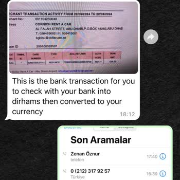 Dollar Rent a Car Dubai Dollar Car Rental Depozito İadesi Yapmıyor