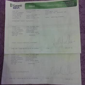 Garanti Bankası Yayla Şubesi İşlem Fişi Veriyor Ama İşlem Yapmıyor