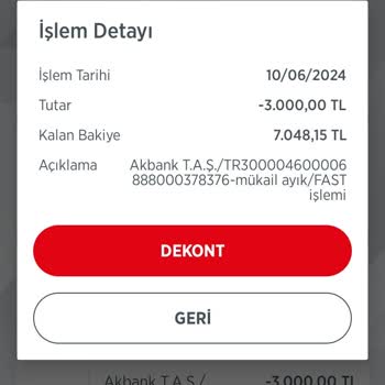 Akbank Yanlış Kişiye Gönderilen Paranın İadesi Talebi