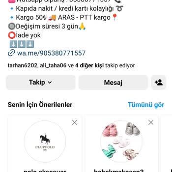 Canta_hanzade (Instagram) Yanlış Renk Çanta Ve İade Sorunu