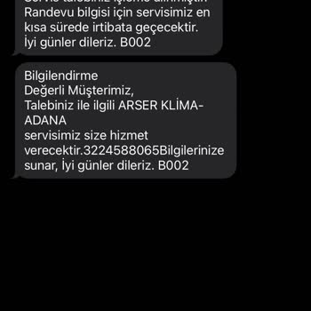 Adana Daikin AR-SER Servise Selamlar! Daikin Pişmanlıktır!