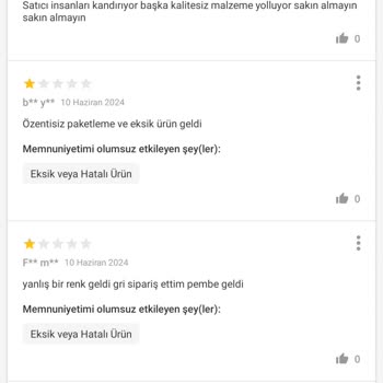 Trendyol Trendol Bilerek Yanlış Ürün Gönderen Satıcıya Hiçbir Şey Yapmıyor