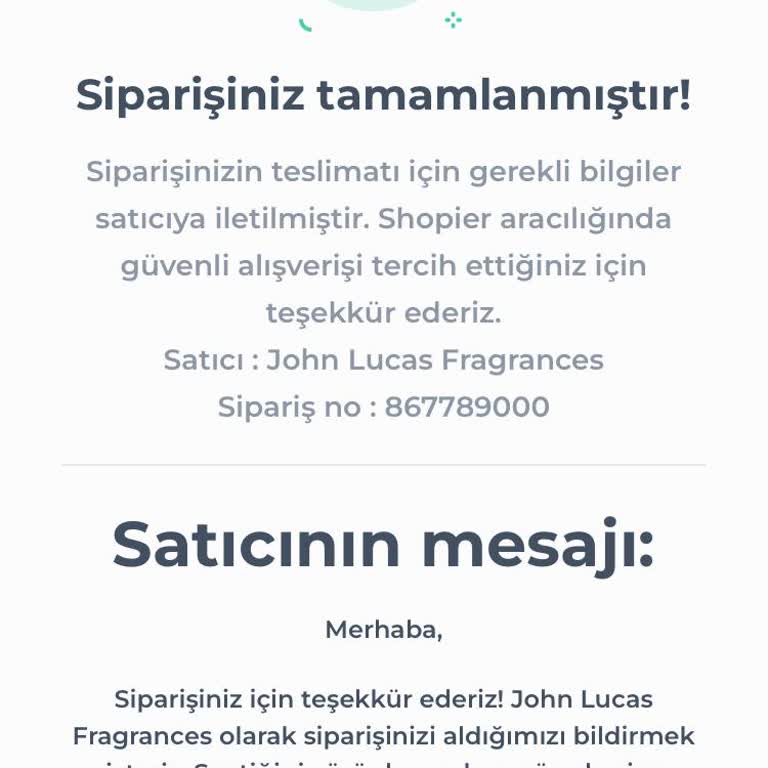 Kargo Ve Sipariş Zamanı