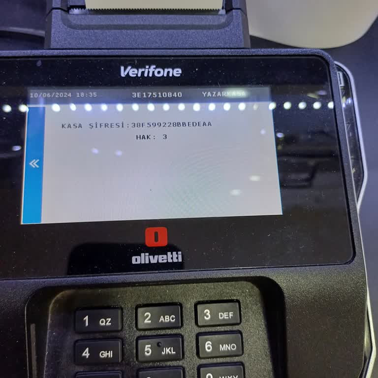 Verifone Kasa Şifre Hatası